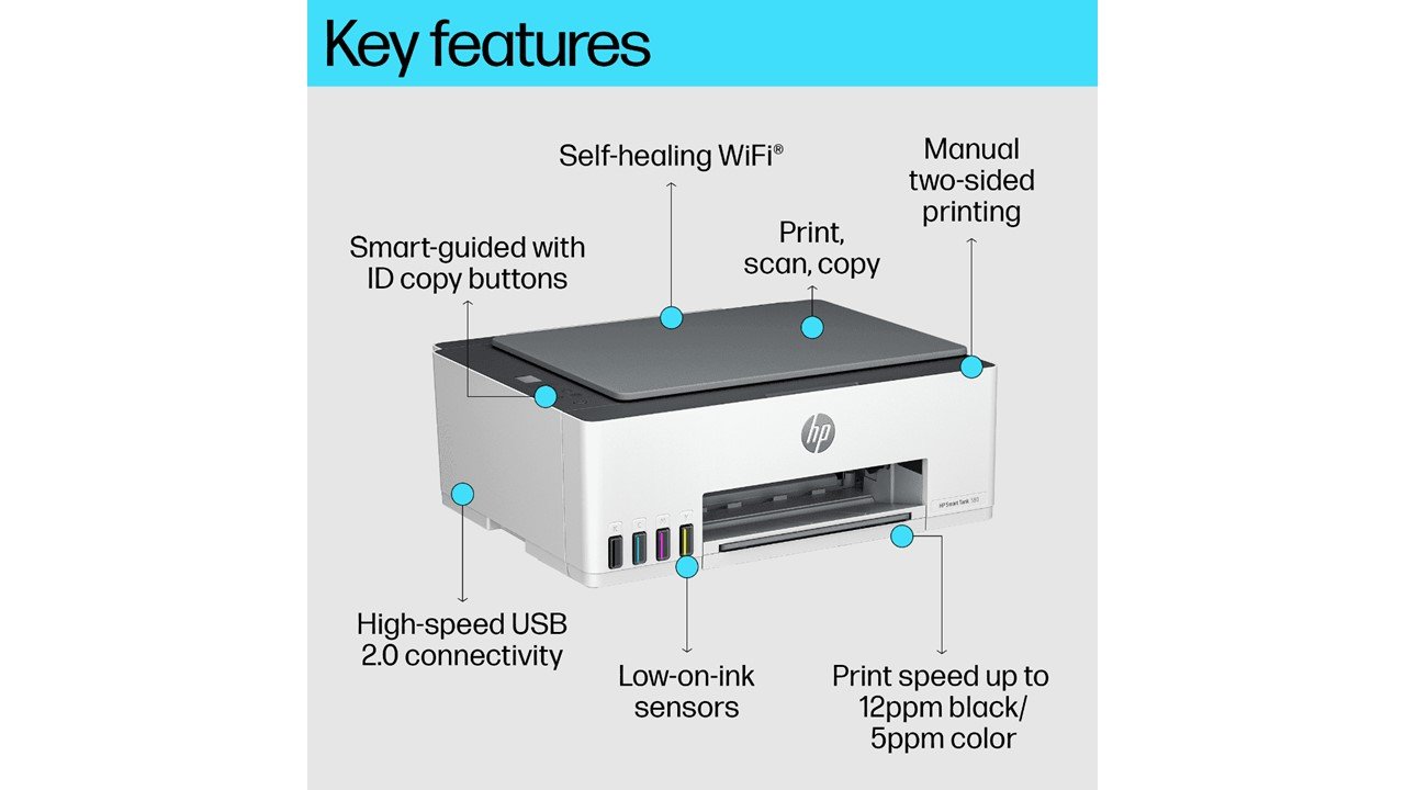 HP Smart Tank 580 All-in-One Printer
