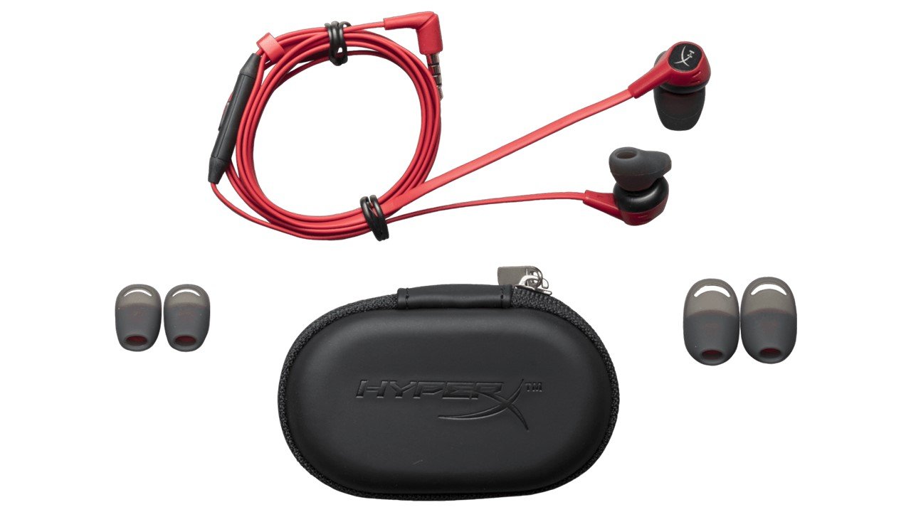 HyperX Cloud Earbuds (Red-Black)